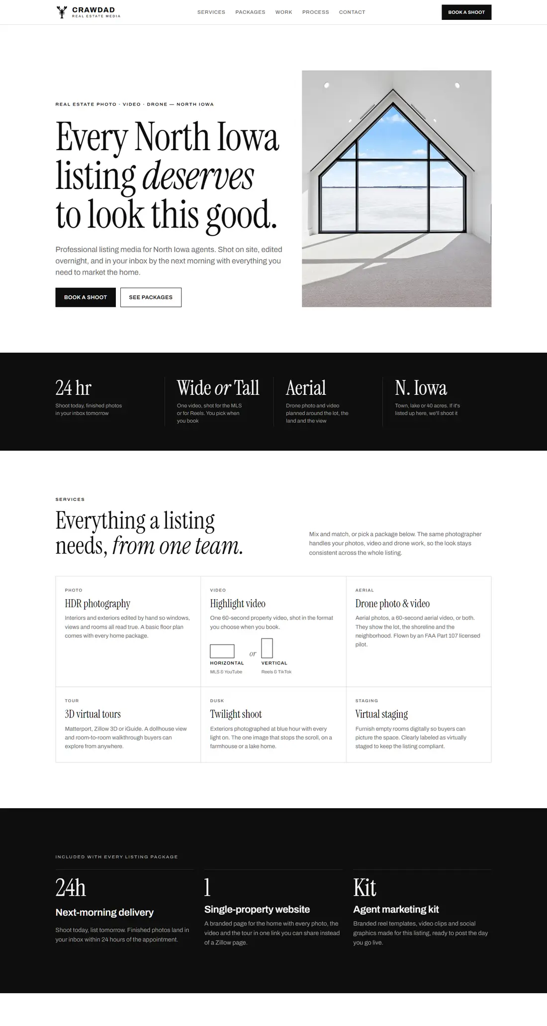 The Crawdad Real Estate Media website